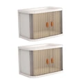 thumbnail image 3 of Collapsible Storage Bins Foldable Desktop Organizer Small Storage Cabinet Folding Storage Basket for Home Office, Cosmetic 2pcs, 3 of 9