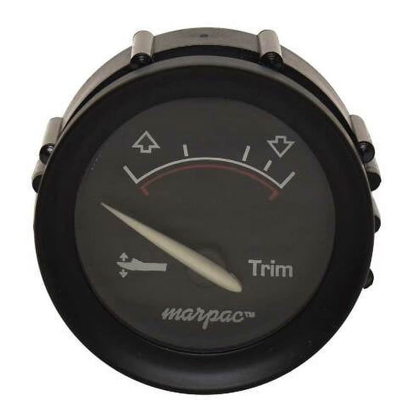 Faria Boat Trim Gauge GP8022A | 2 Inch Marpac Mercury Black