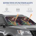 thumbnail image 4 of Bingfone Rainbow Scales Fantasy Dragon Windshield Sun Shade 2-Piece Foldable Car Front Window Sunshade for Most Sedans SUV Truck - Medium, 4 of 7