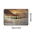 thumbnail image 2 of Placa de Metal Vintage de hierro, pintura Rectangular de avión, Arte de la pared Decoración, 30x20cm, 2 of 9