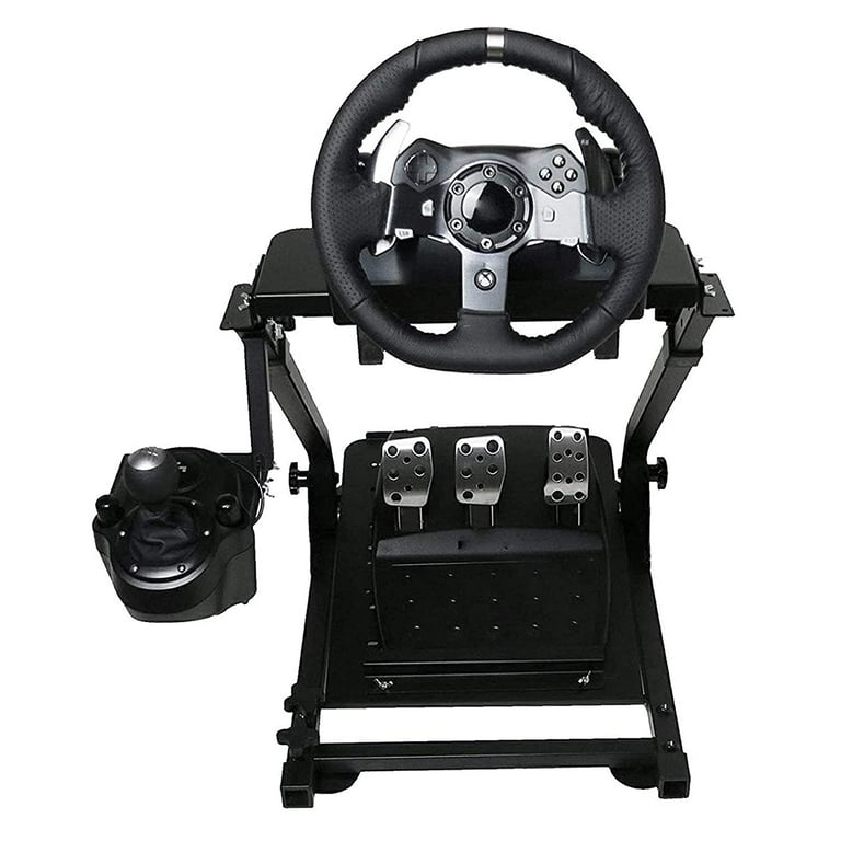Ambient skrædder legemliggøre SHZOND G920 Racing Wheel Stand Height Adjustable Driving Simulator Cockpit  Compatible with Logitech G25, G27, G29, G920 Gaming Cockpit - Walmart.com
