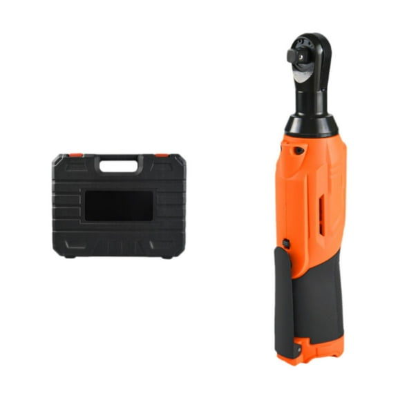 figatia 90 Degree Cordless Electric Ratchet Wrench 12V Power Ratchet Tool Nonslip Comfortable Handle for Mechanics Workshop Equipment