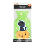 Way To Celebrate Halloween Treat Bags, Black Cat, 20 Count