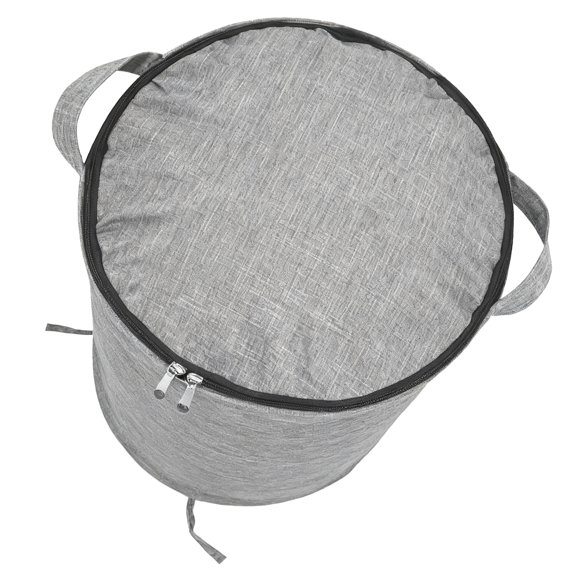 Riousery Bote Organizador de Juguetes con Tapete Desmontable Gris 34x42 cm / 13.4x16.5 in