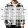 thumbnail image 3 of Cmfcve Men's and Big Men's Long Sleeve Plaid Shirts Fashion Casual Loose Fit Button Down Shirts, 3 of 7
