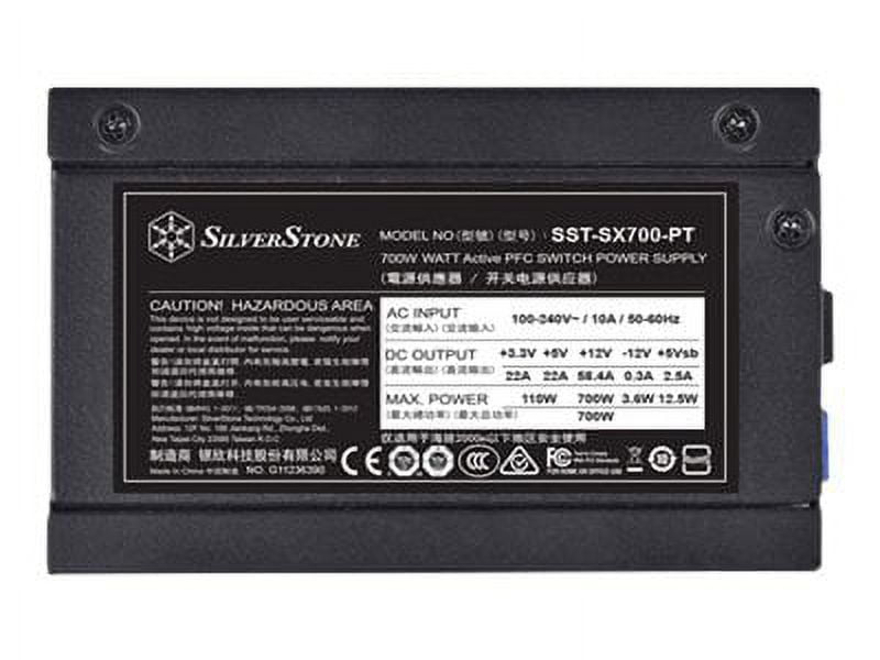 Athenatech SX700-PT Silverstone Sx700-pt Sfx 700w, High Efficiency With 80 Plus Platinum Certification