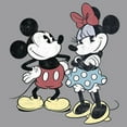 thumbnail image 2 of Boy's Mickey & Friends Mickey Mouse & Minnie Vintage Couple  Pull Over Hoodie Athletic Heather X Large, 2 of 4