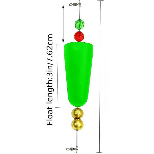 Bgsha 1/4/8pcs Fishing Bobbers Popping Corks Fishing Floats For Saltwater Freshwater For Bass/sea Trout/redfish/snapper/snook