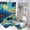AA, variant on Starry Night in Paris Shower Curtain Bathroom Sets Toilet Lid Rug, Bath Mat And Contour Mat, Shower Curtain 4Pcs