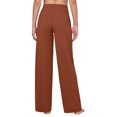 thumbnail image 3 of Pantalones de yoga Willit, vestido de pierna ancha, color caramelo, para mujer, talla XS, 3 of 6