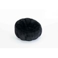 thumbnail image 4 of FFH Bean Bag Chair for Adults, Floral-Shaped Lazy Chair, Ultra-Soft Faux Fur Sofa Chair, Large Reading Chair for Living Room, Bedroom, Black, 4 of 9
