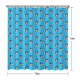 thumbnail image 5 of French Bulldog Shower Curtain 72"x72" ,Bathroom Decorative Shower Curtains Set with 12 Hooks,Modern Waterproof Washable Shower Curtain, 5 of 6