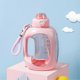 thumbnail image 4 of 1500ml Sports Water Bottle Large Capacity ABS Coated Portable Handheld Outdoor Water Cup with Carrying Handle for Gym Pink, 4 of 5