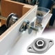 thumbnail image 4 of 6 piezas KFL08 Cojinete de brida 8 mm Cojinete de bloque de almohada de acero y aleación de zinc Cojinete de brida rómbica Bloque de almohada para maquinaria de la serie KFL Transportador Sistemas, 4 of 5