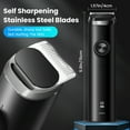 thumbnail image 6 of Sejoy Men's Beard Trimmer,Hair Clippers, Waterproof Electric Nose Haircut Mustache Body Trimmer Cordless Foil Shaver Grooming Kit,LED Display Home Travel,Black, 6 of 10