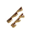 thumbnail image 2 of jesticaly Bamboo Wall Display Rack Velvet Padded Compact For Organized Display Of Wakizashi Tanto Fishing Rods And Flutes Etc. 3 Tier, 2 of 6