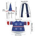 thumbnail image 6 of Sunshinehomely Holiday Goose Statue Costume, Festive Polyester Clothing for Decorative Garden Geese, Christmas Goose Dress Up Decor for Yard Accents, Patios and Entryways, 6 of 9