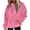 Hot Pink, variant on cocolona Womens Fleece Hoodies Oversized Hooded Sweatshirts Fall Winter Fuzzy Warm Hoodies Long Sleeve Pullover Tops with Pockets