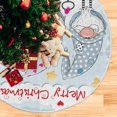 thumbnail image 5 of ZHANZZK Three Cute Gnomes Christmas Xmas Christmas Tree Skirt Stand Mat for Holiday Party Decoration Indoor Outdoor 48 inches, 5 of 6