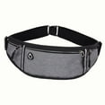 thumbnail image 4 of Running Belt Waist Pack Bag Crossbody Bag Chest Bag Camping Waist Fanny Pack Grey, 4 of 8