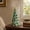231#A, variant on Resin Christmas Tree Figurine, Mini Snow Flocked Tabletop Decor with Candy Cane Accents Golden Star Topper and Stable Base, for Mantels Shelves Desks Fireplaces and Holiday Gift Displays