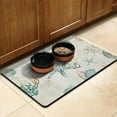 thumbnail image 3 of Mermaid Coral Beach Dog Food Mat – Tropical Seaside Pet Feeding Mat 17x30, Non-Slip, Absorbent, Quick Dry, , Easy Clean, 3 of 6