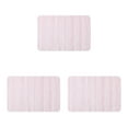 thumbnail image 1 of Redempat 1/2/3 Table Mat Thickened PU Pad Placemat Cup Cushion Bowl Insulation Washable For Dining Table Restaurant Kitchen Pink 3PCS, 1 of 6
