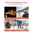thumbnail image 6 of VEVOR Propane Tank Top Heater, 30000 BTU Rapid Heating 180-Degree Infrared Radiant Tank Top Gas Heater, 3 Heat Settings for Ice Fishing/ Hunting/Outdoor Work, Single Burner Square, 6 of 9