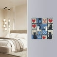 thumbnail image 4 of Yayeee Toggle Light Switch Wall Plate 3-Gang 6.37"x4.48" Decorative Outlet Cover, Black Cats and Hearts, 4 of 7