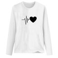 thumbnail image 4 of Hauts à Manches Longues pour Femmes Décontractés T-Shirts Imprimés Décontractés Amples à Col Rond à Manches Longues Hauts Blouse Hauts pour Femmes Décontractés, 4 of 5