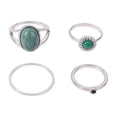 thumbnail image 2 of Simple Fashion Alloy Ring For Women In Gold Or Silver Tone Geometric Resin Jewelry For Everyday Style GiftIdea, 2 of 6
