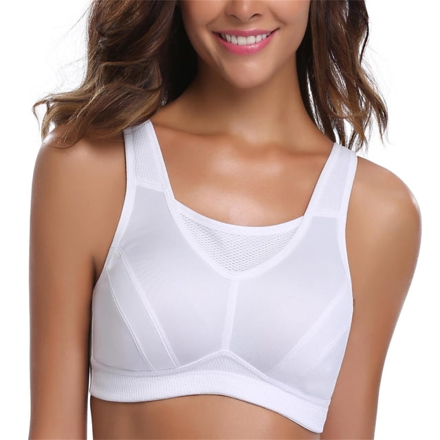 Wingslove Women's Full Coverage Sports Wirefree Support Leisure Bra