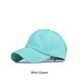 thumbnail image 4 of Gorra de Béisbol Minnieouse para Mujer con Cola de Caballo Verde Claro, 4 of 6