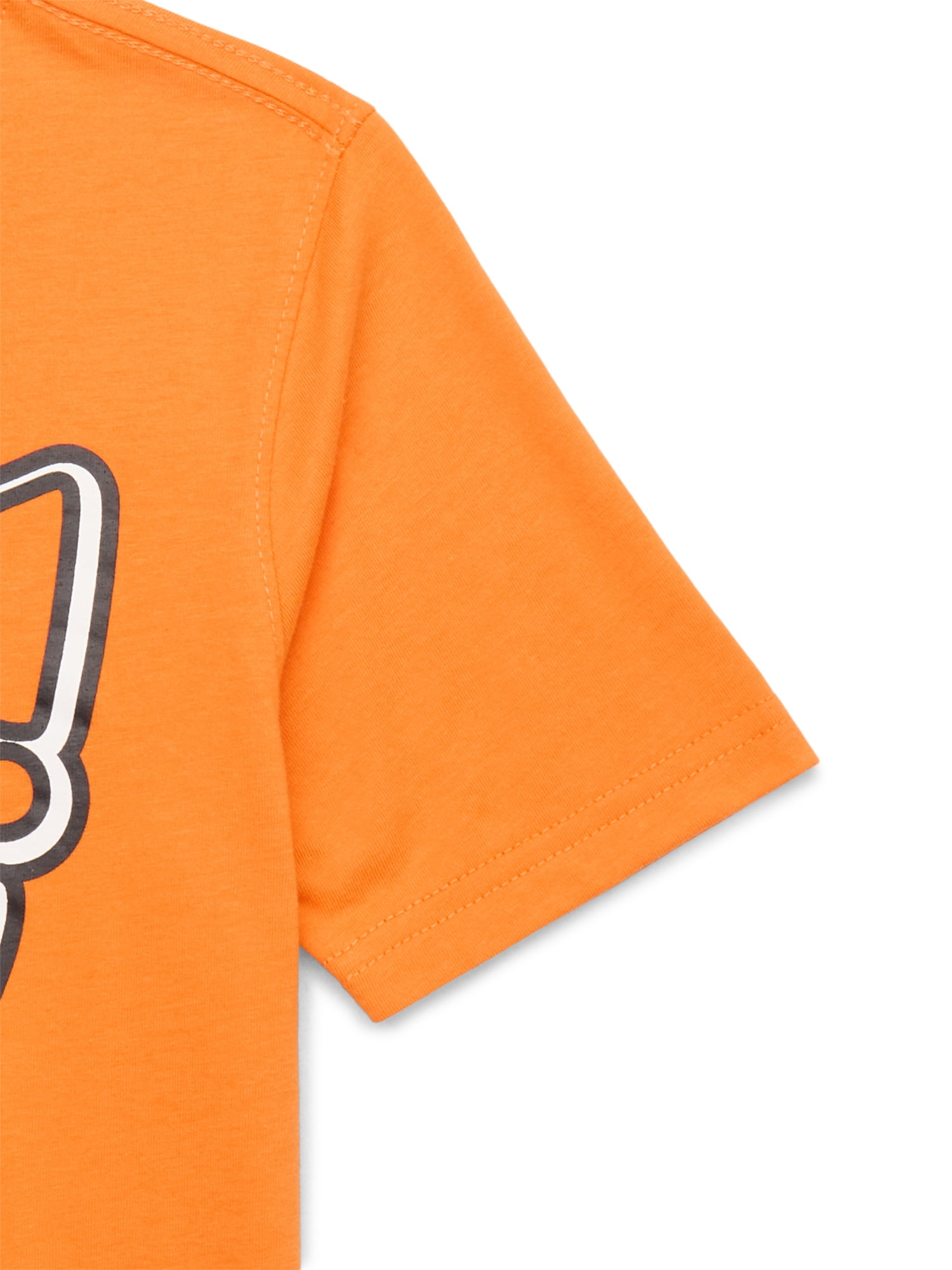 Super Mario Boo Boys Short Sleeve Halloween Graphic T-Shirt, Sizes 4-18