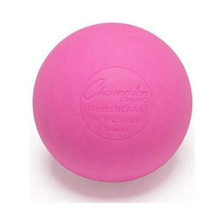 Champion Sports 2.5 in. Official Lacrosse Ball, Pink - Pack of 12