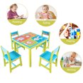 thumbnail image 4 of Costway Kids Toddler Baby Table & 4 Chairs Set, 4 of 10