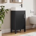 thumbnail image 1 of Kojooin 16 Inch Bathroom Vanity Sink for Small Space, Freestanding Cabinet with Soft-Close Door, 1 of 7