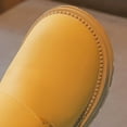thumbnail image 3 of XXWXYD Boots for Baby Boys Toddler Little Kid Warm Furry Winter Ankle Flat Snow Boot Snowproof Solid Color Boots Rubber Sole for Every Cold Day(6-7 Years,Gold), 3 of 6