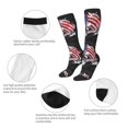 thumbnail image 6 of Easygdp Largemouth Bass Fish In Usa Fashionable Adult Sockings&Sports Sockings&Breathable Sockings, Non-Pilling,Contrasting Color Design, 6 of 9