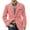 327#Pink, variant on Mens Casual Corduroy Blazer 2025 Vintage Slim Fit 3 Button Plaid Sport Coat Long Sleeve Suit Jacket Yellow M