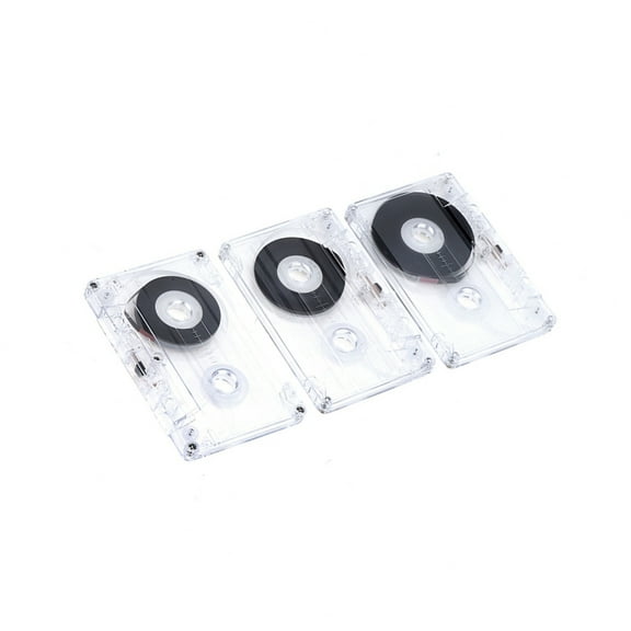 Tape Player Empty Tape for Professional Music and Speech 45 60 90 Minutes Tape Long Lasting 3Pcs/Set
