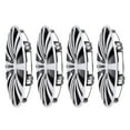 thumbnail image 1 of 16in Hubcaps, 4 Pcs ABS Universal Fit Snap On R16 Wheel Rim Covers for Most Cars Truck SUV, 1 of 7