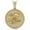 Yellow Gold Finish, variant on Real Genuine 3.00 Cwt Moissanite Diamond Hip Hop Zodiac Astrology Birth Sign Lucky Pisces Fish Horoscope 14K Gold Finish Pendant Charm Set