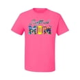 thumbnail image 2 of Wild Bobby, Colorful Softball Mom, Mother's Day, Men Graphic T-Shirt, Neon Pink, Medium, 2 of 3