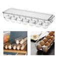 thumbnail image 4 of Caja de almacenamiento de huevos para congedor transparente con tapa Cocina Conservación fresca a prueba de humedad Portador Hogar rejils Baoblaze Caja de almacenamiento de huevos, 4 of 8