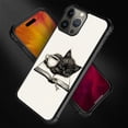 thumbnail image 5 of Case for iPhone 16 Pro Max Case, Cat Read Book Drink Coffee Pattern Graphic Design Girl Boy Soft Silicone Hard Acrylic Shock Protection Case for iPhone 16 Pro Max, 5 of 7