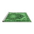 thumbnail image 2 of Ahgly Company Machine Washable Indoor Square Persian Emerald Green Traditional Area Rugs, 8' Square, 2 of 4