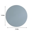 thumbnail image 3 of Round Leather Placemat Solid Colour Faux Leather Placemats , Coffee Mats, Kitchen Table Mats,, Easy To Clean Kitchen Table Mats, Usupdd 2025 Round Leather Placemat Solid Colour, 3 of 6