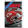 thumbnail image 3 of NFL Kansas City Chiefs - Helmet 16 Wall Poster with Push Pins, 14.725" x 22.375", 3 of 6