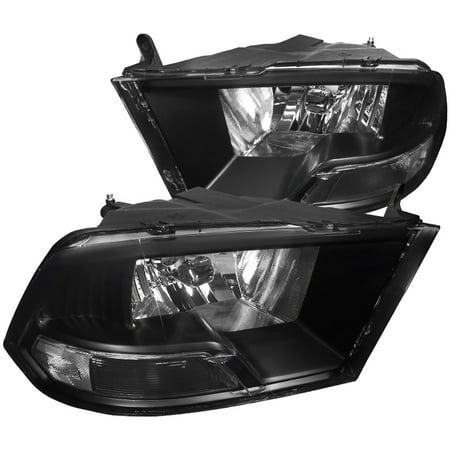 Spec D Tuning 2009 2017 Dodge Ram 1500 2500 3500 Crystal Headlight Spec D Tuning 2009 2017 Dodge Ram 1500 2500 3500 Crystal Headlight Clear Head Lamps Black 09 10 11 12 13 14 15 16 Left Right